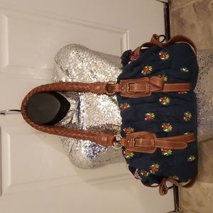 WEST embroidered bag